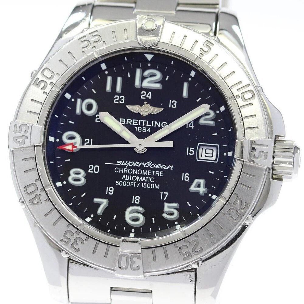 BREITLING Super Ocean A17360 Date black Dial Automatic Men's Watch
